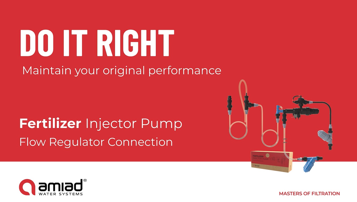 Fertilizer Injector Pump: Flow Regulator Connection
