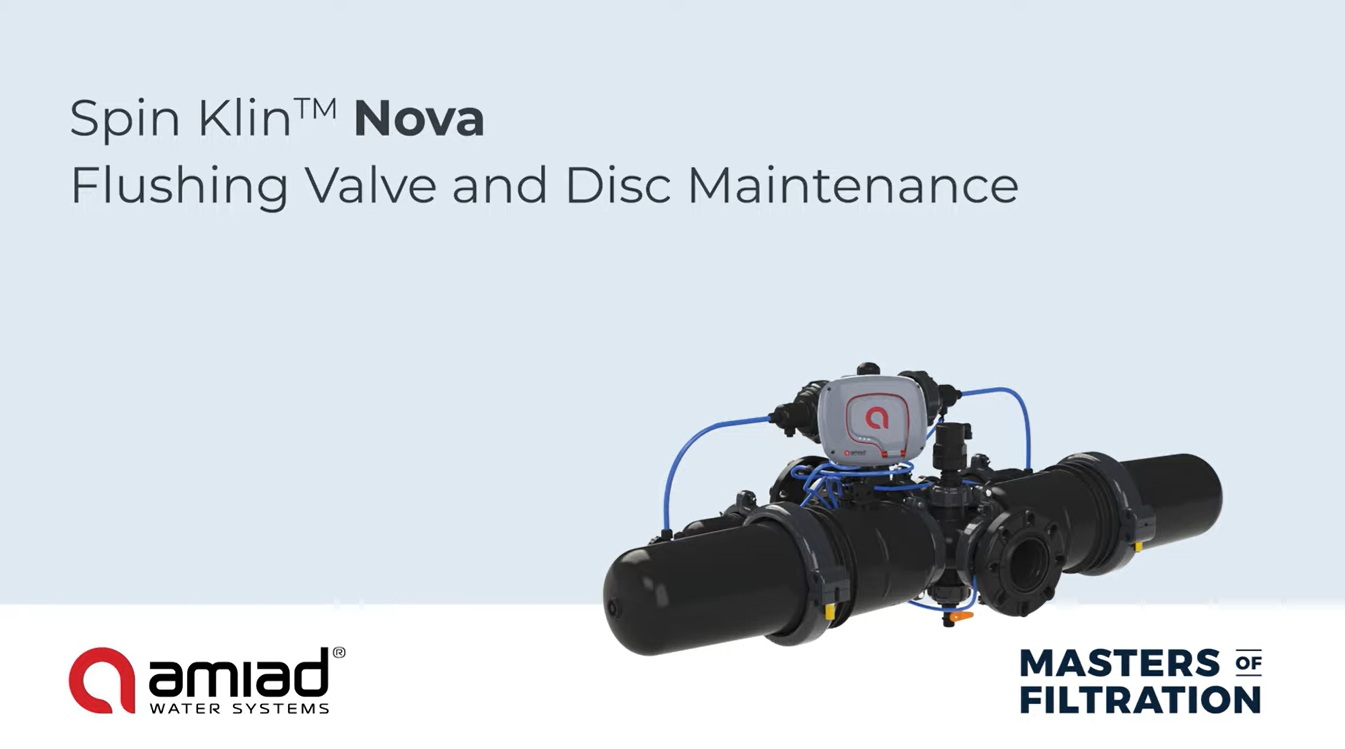 Spin Klin™ Nova Flushing valve and disc maintenance